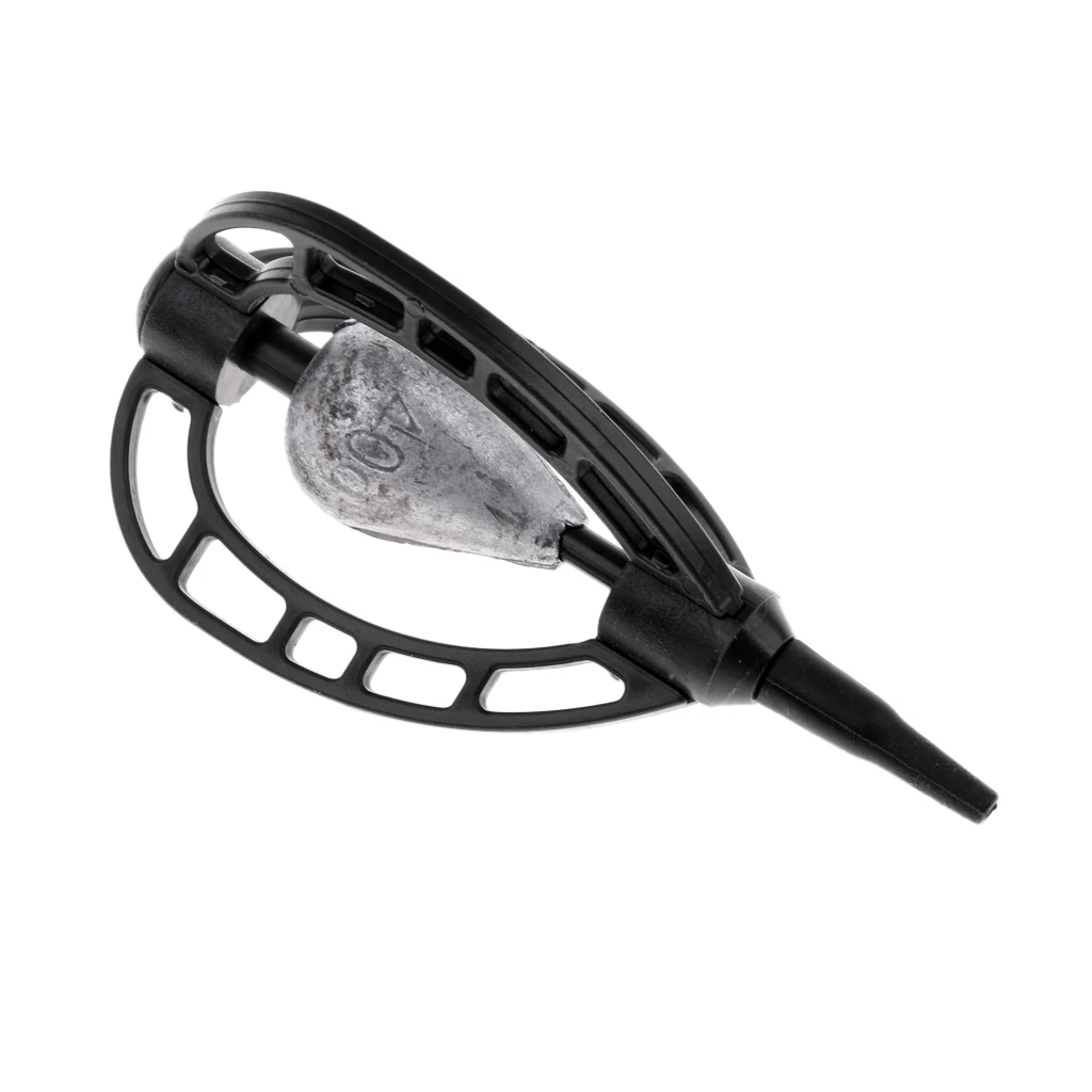 In-line Method Carp Fishing Feeder Swim Feeders Baits Trap Cage with Lead Sinker Terminal Tackle 40g 45g