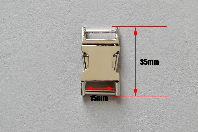 1 set plated metal buckle 15mm webbing D rings for bag dog pet collar DIY sewing accessories adjustment buckle sliders snap hook