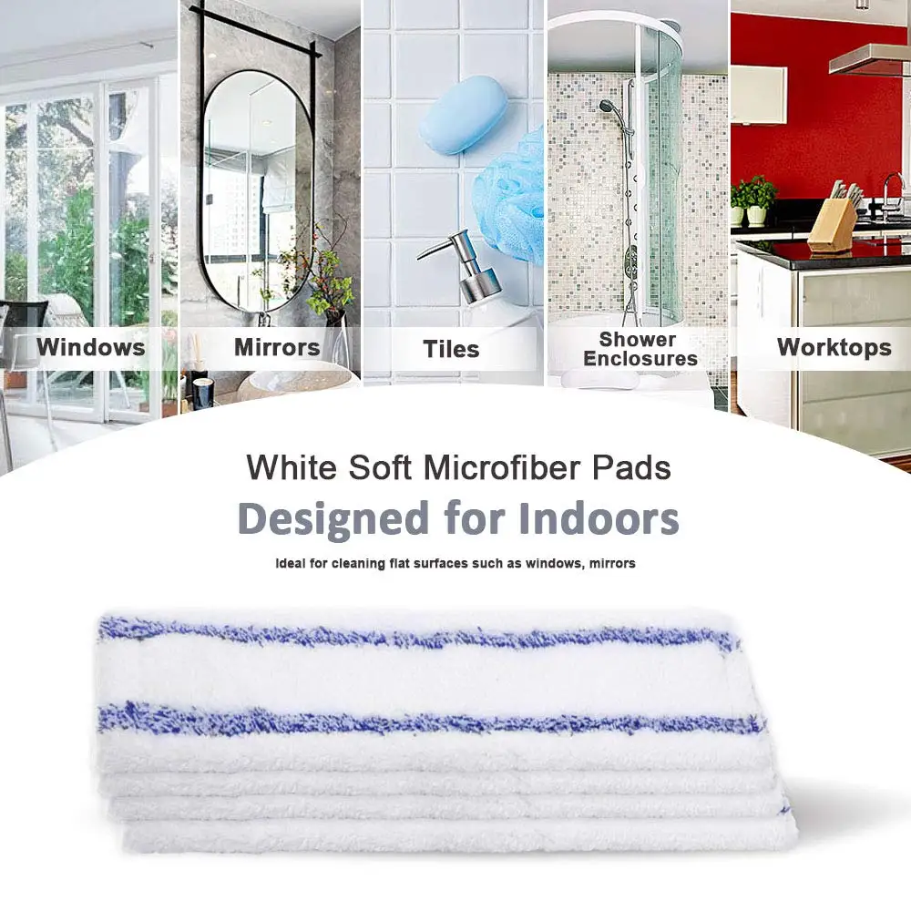 Microfibre Mop Cover for Karcher Window Cleaner for Karcher Window Vac WV 2 WV5, WV 2 WV5 Plus Cloth Microfiber Mop Indoor