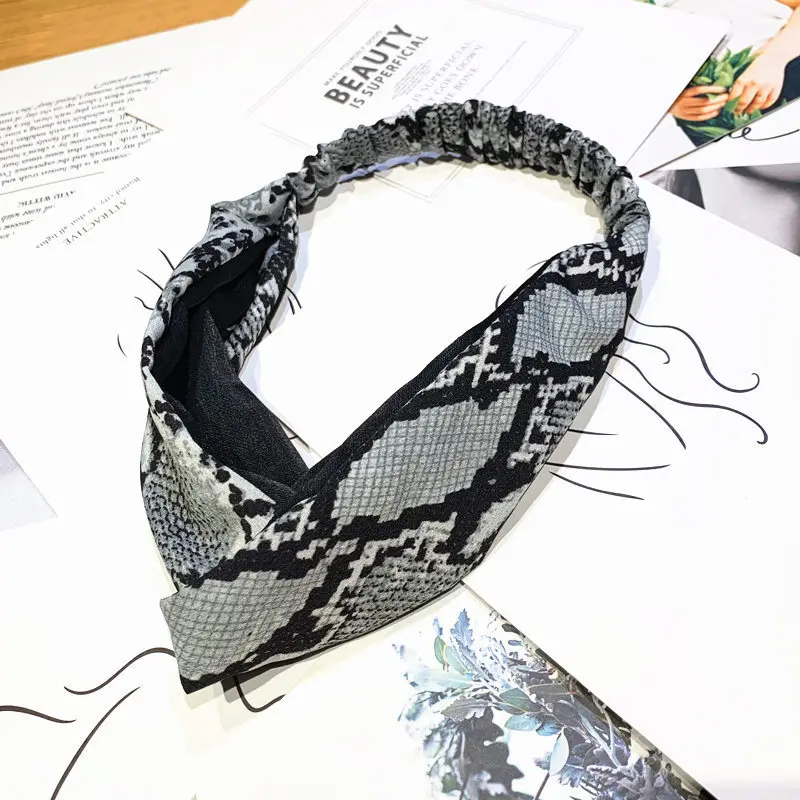 36 шт/лот DIY Простые мульти ткани кожа змеи, зерно крест резинки для волос Эластичные Повязки На Голову Инструменты для укладки волос аксессуар HA1285