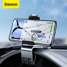 Baseus titular del teléfono del coche de 360 grados de navegación GPS tablero soporte para teléfono en el coche para Teléfono Universal Clip soporte de montaje