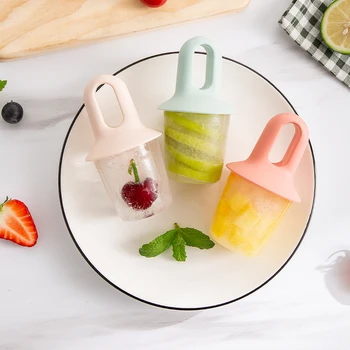 

1PC Food Safe Silicone Mini Ice Pops Mold DIY Ice Cream Ball Lolly Maker Ice Cream Food Molds Safe Silicone Ice Cream Mould