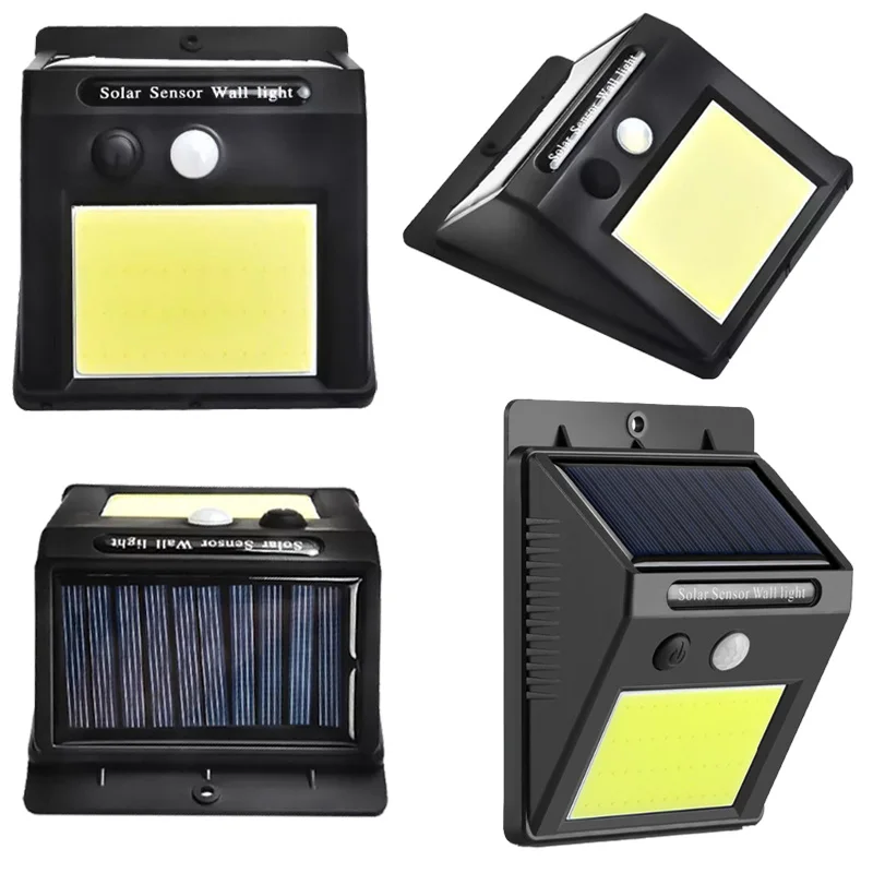 

1-4PCS Solar Rechargeable Outdoor Garden light Wall lamp Decoration PIR Motion Sensor Night Security Waterproof Street Yard Path