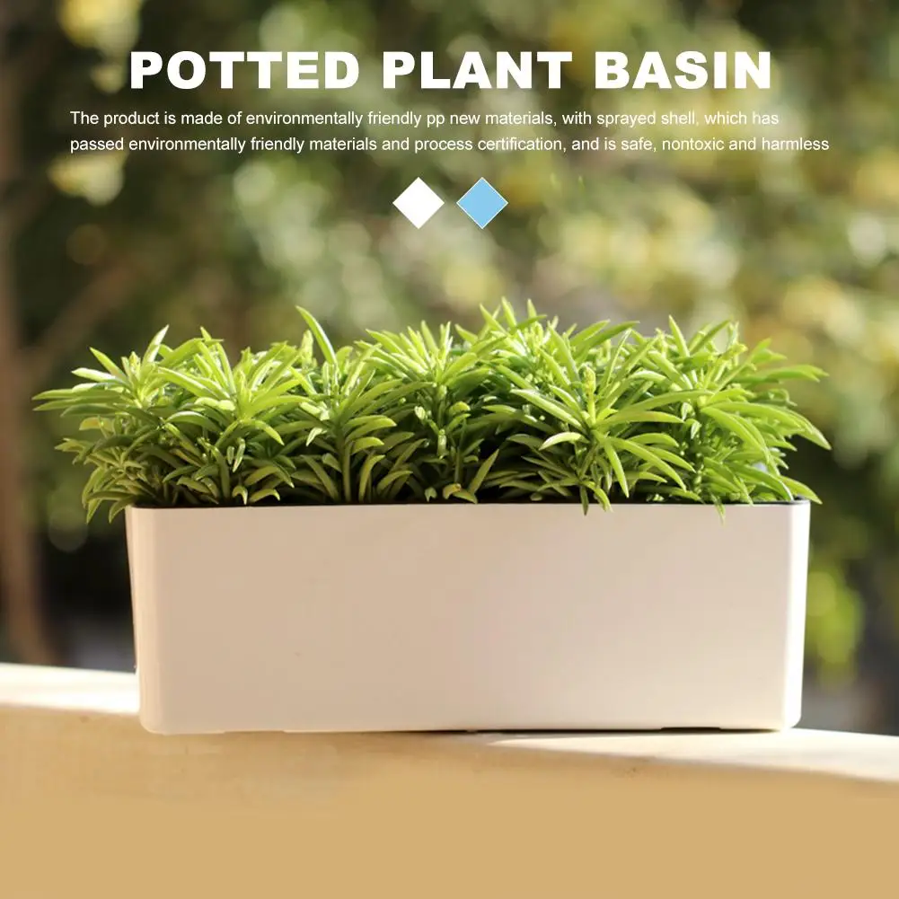 High Quality Automatic Water Absorption Flowerpot Succulent Plant Desktop Potted Green Plant Water Absorption Flowerpot