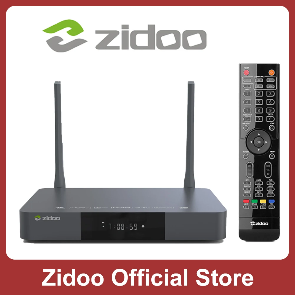 Zidoo Z9X Media Player 4K HDR10 + Android 9.0สมาร์ททีวีกล่อง Dolby