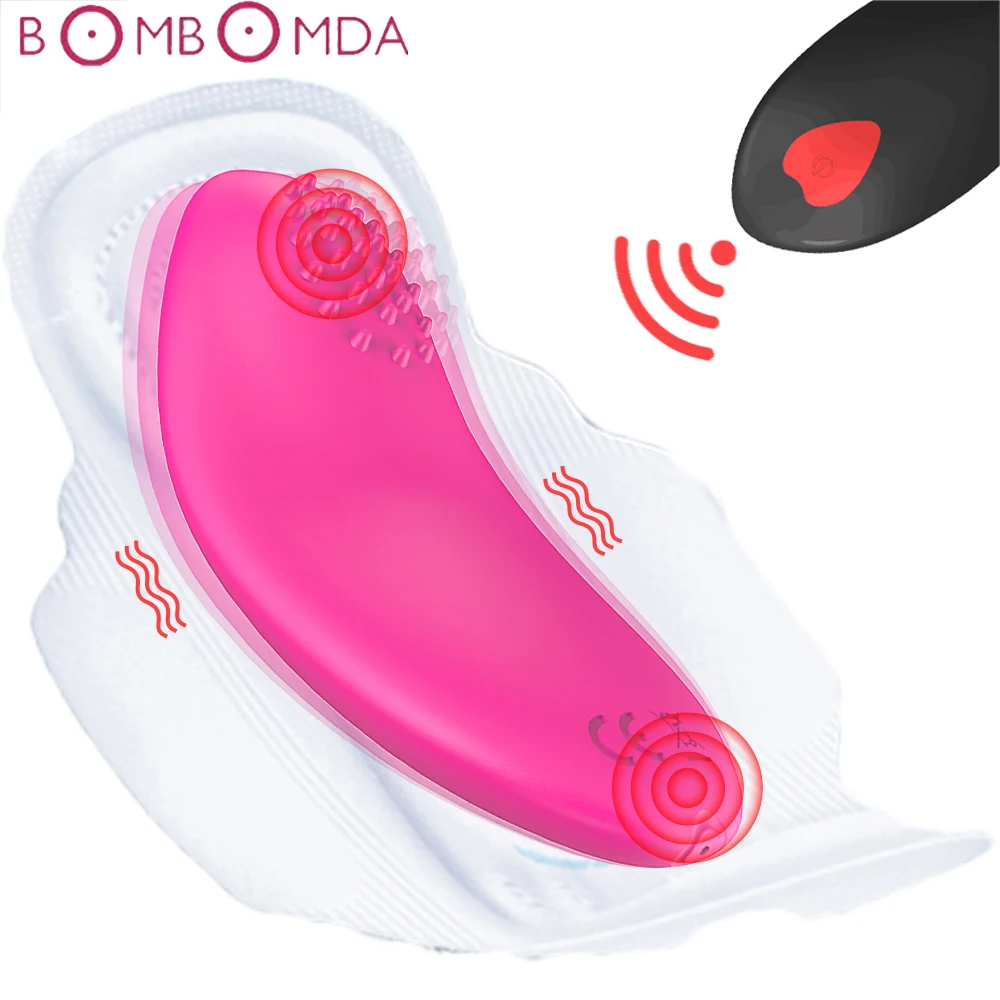 Vibratore wireless indossabile panty con telecomando donna_voghion.com