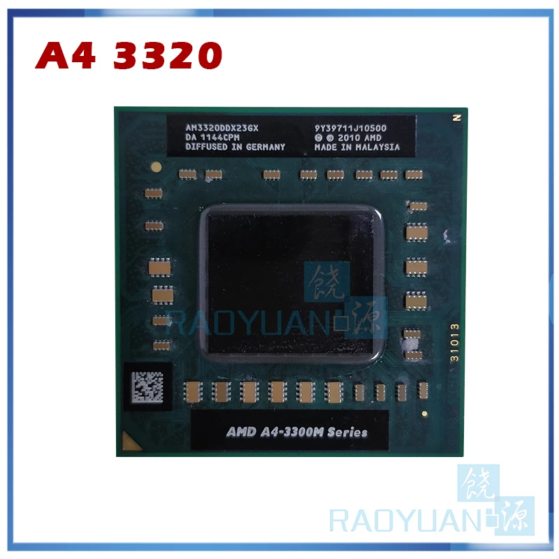 AMD A4-Series A4-3300M A4 3320 2.0 GHz DUAL-Core DUAL-Thread CPU Processor AM3320DDX23GX Socket FS1 | Компьютеры и офис