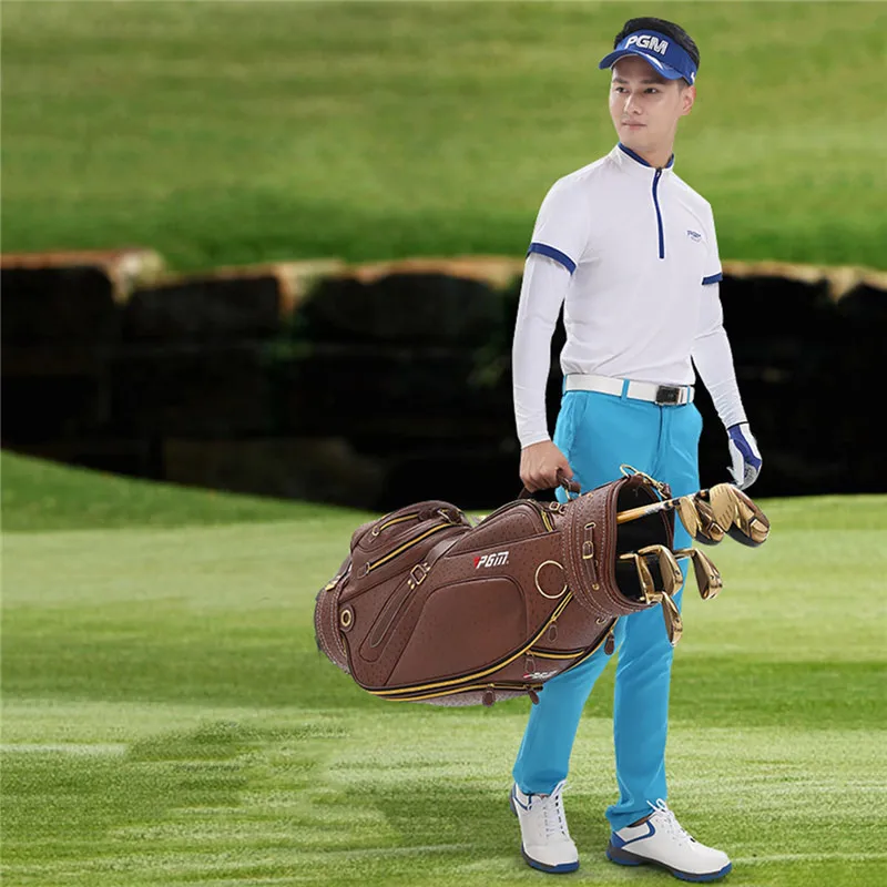 PGM мужские штаны для гольфа, одежда, водонепроницаемые спортивные штаны для гольфа, быстросохнущие дышащие штаны, 6 цветов, XXXL, эластичные прочные Тонкие штаны