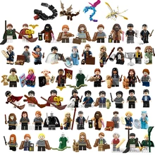 Серия Harry Figures, Рон Гермиона Добби, Moody Voldemort, Дамблдор Малфой, строительные блоки, фильм, фигурка животного, детские игрушки