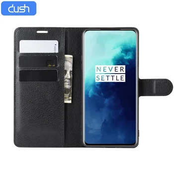 

DUSH new PU Leather Flip Case for OnePlus 7 7T 7T Pro Wallet Cases for OnePlus 5T 6 6T PU Leather Card Holder Stand Cover