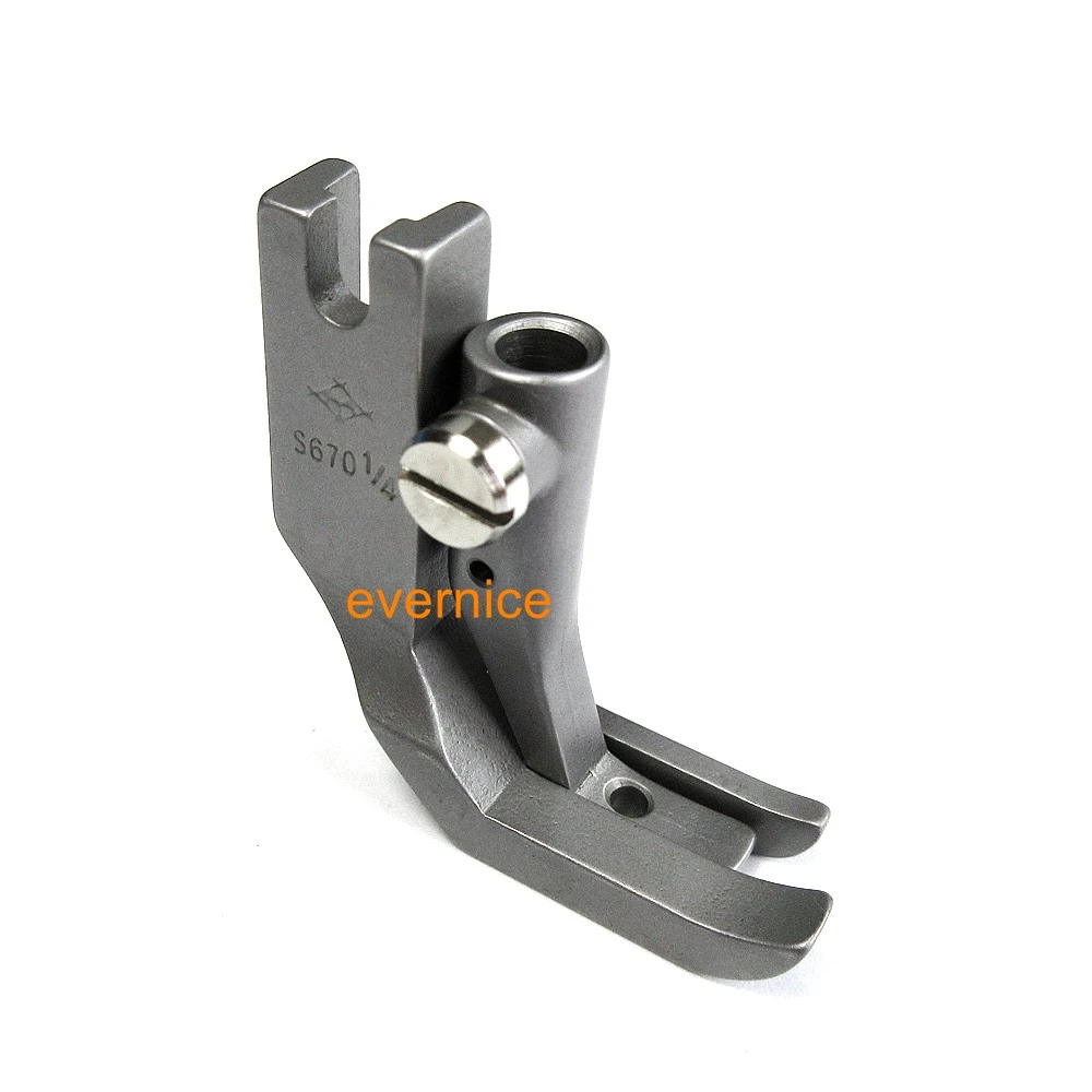 Для Adler 67 68 167 267Cl гладкая нижняя лапка с двумя пальцами 1/4 дюйма # S67|Швейные