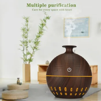 

High Quality USB Humidifier Air Aroma Essential Oil Diffuser LED Ultrasonic Aroma Aromatherapy Humidifier Free Shipping