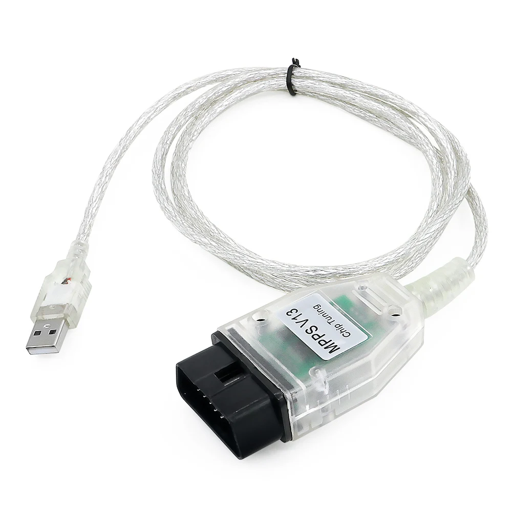 ECU Программатор SMPS MPPS V13 CAN Flasher Чип тюнинг MPPS V13 OBD2 автомобильный диагностический кабель с несколькими языками