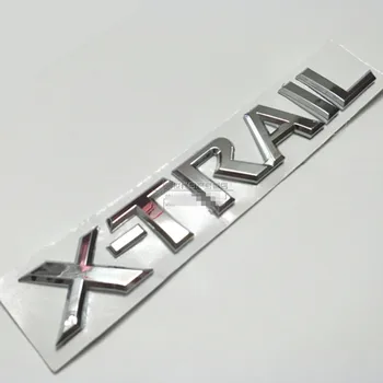 

Chrome X Trail Xtrail Emblem Badge Letters Rear Tail Sticker For Nissan X-Trail Auto Styling