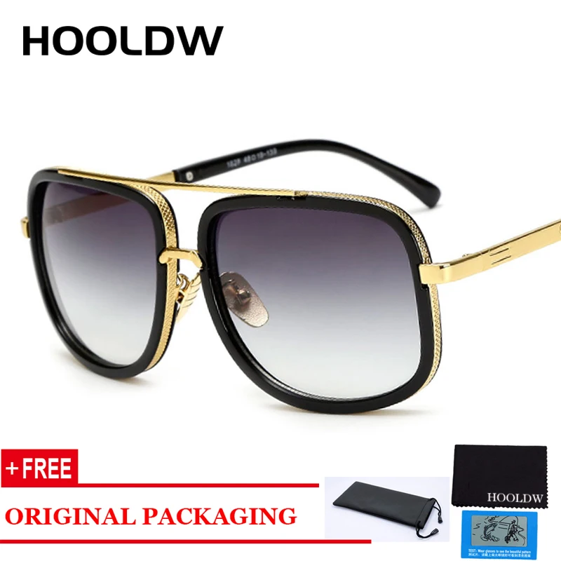 

HOOLDW Oversize Square Polarized Sunglasses Superstar Brand Designer Sun Glasses Men Women Outdoor Sports Driving Shades Glasses