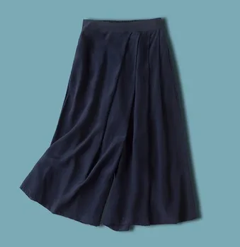 

Loose and loose trousers feet, mulberry silk pockets, pleated broad-legged trousers and casual pants