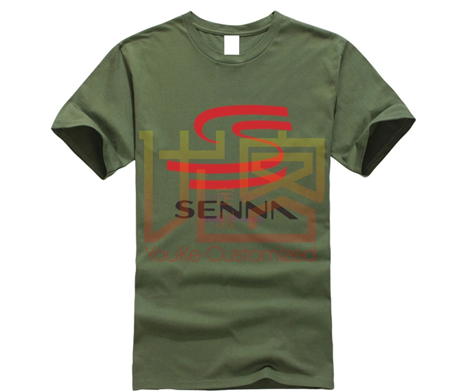 Летняя модная футболка Hero F1 Ayrton Senna мужская повседневная с коротким рукавом