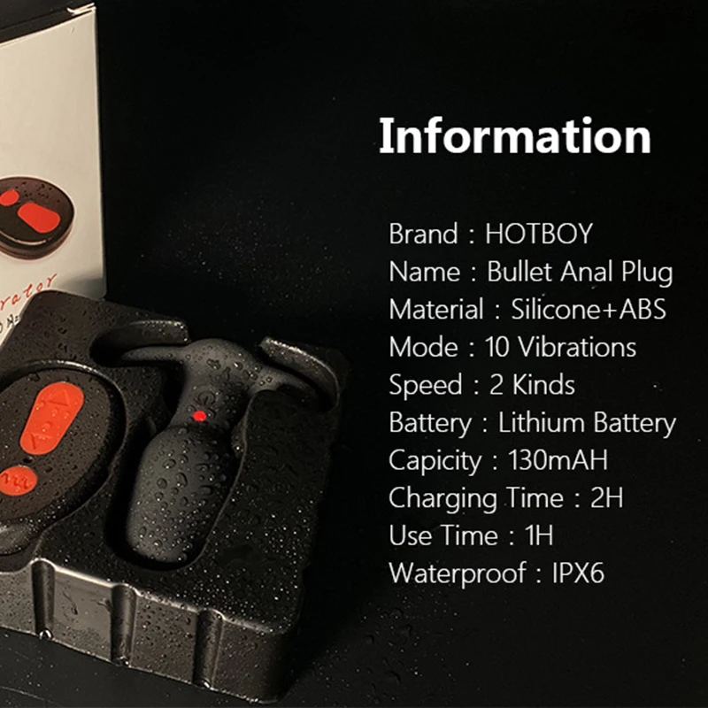 Anal Vibrator Gay Sex Toy For Men Prostate Stimulator