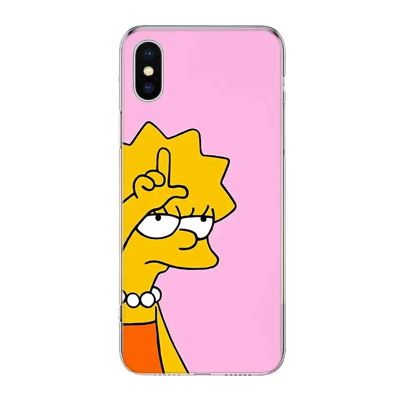 Мультифильм «Симпсоны Семья крышка чехол для телефона для samsung Galaxy S10+ Note 10 9 8 S9 S8 J4 J6 J8 плюс S7 S6 корпус под плетенную сумку