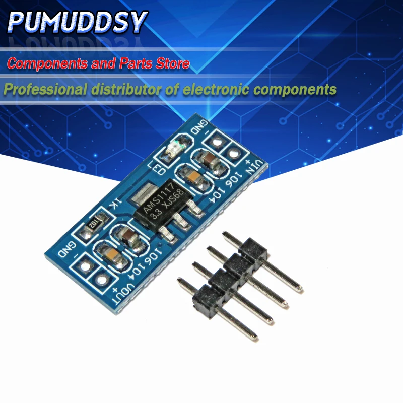 5 шт Высокое качество 5V до 3 V для DC-DC понижающий питания Buck ModuleLDO 800MA Новый |