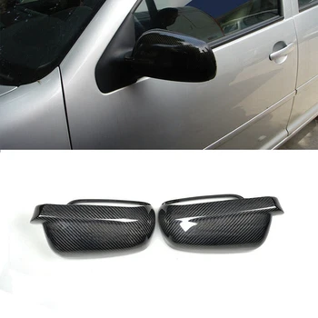 

Carbon Fiber ABS Side Rear View Mirror Cover Replacement for Bora Golf 4 IV MK4 1998-2009