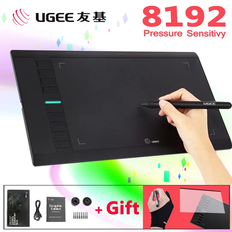 Планшет Графический UGEE M708, 8192 уровней, 10x6 дюймов