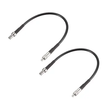

uxcell 2 pcs TS9 Male to TS9 Female RF Coaxial Extension Cable RG174 Jumper Cable 0.5 feet Long for High-powered Application