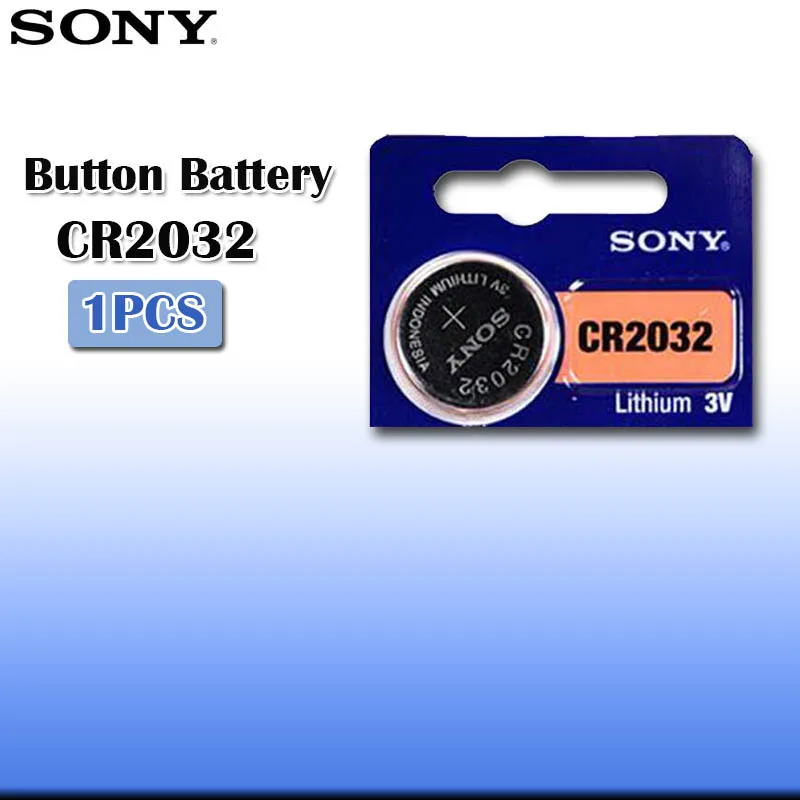 

1pcs/lot sony CR2032 3V 100% Original Lithium Battery For Watch Remote Control Calculator CR2032 2032 button cell coin batteries