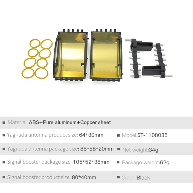 

Controller Signal Booster Yagi-Uda Antenna Range Extender for D-JI Mavic Air/Mavic 2/Mavic Mini/Pro/Spark Transmitter Extension