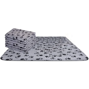 

6 PCS Dog Blanket Cat Cushion Puppy Kitten Sleep Pad Mat Pet Bed Cover Washable Warm Soft Fluffy Blankets 60 x 70cm