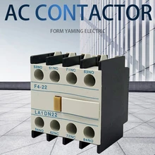 LA1-DN22 F4-22 2NO+2NC Contactor block Auxiliary The auxiliary contact for CJX2 LC1-D AC Contactor 4 Poles
