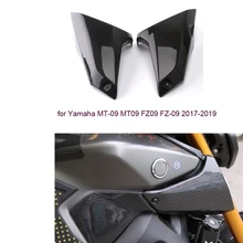 Мотоцикл PrePreg углеродное волокно(сухой углерод) бак боковые обтекатели воздухозаборника Крышка для Yamaha MT-09 MT09 FZ09 FZ-09