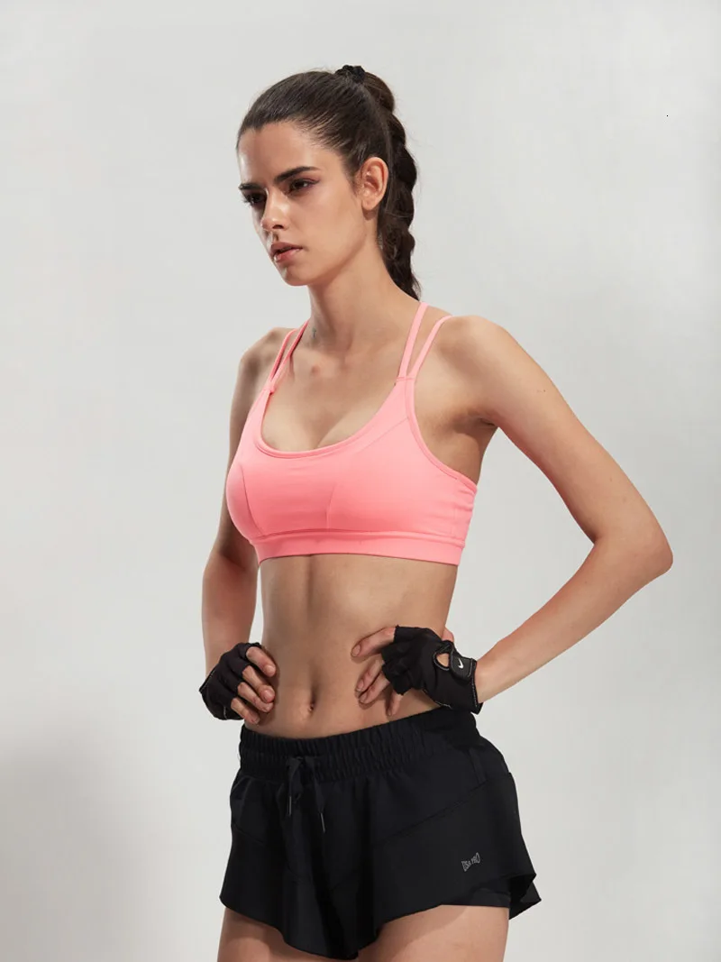 Бюстгальтер для йоги анти-шок Йога Топ женский Фитнес Спортивный бюстгальтер быстросохнущая спортивная одежда без стального кольца Sujetador