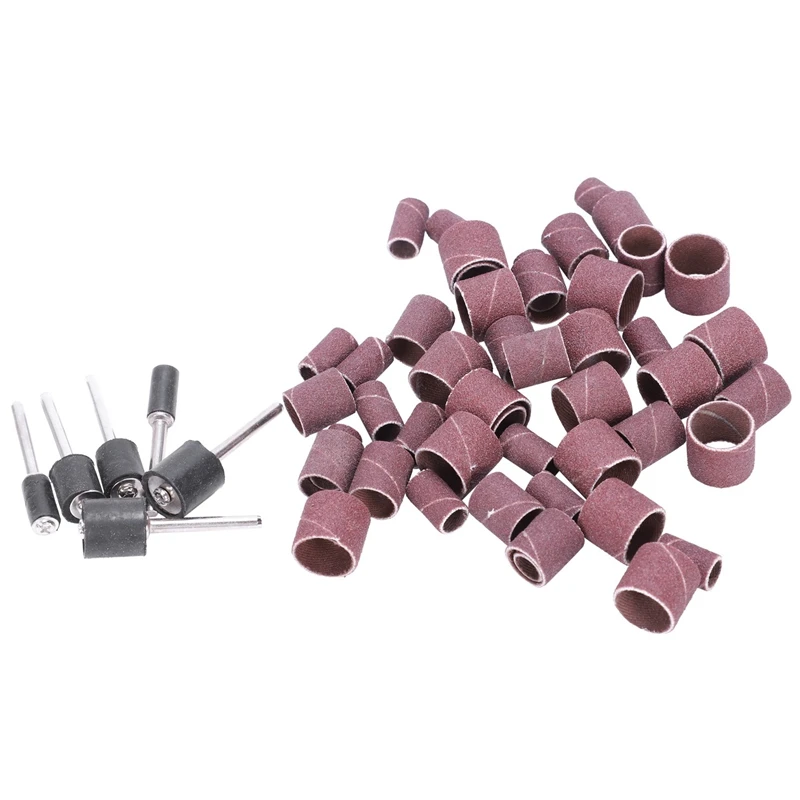 Jumbo 51pc шлифовальный набор барабанов-подходит для Dremel-включает резиновые оправки барабанов-1/2, 3/8 и 1/4 дюйма