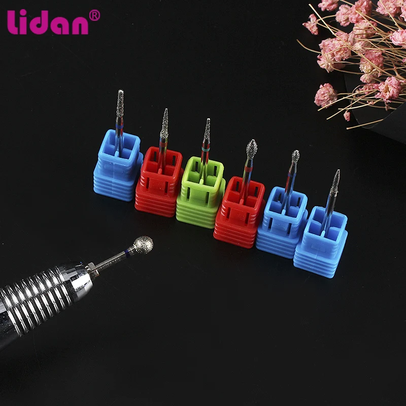 

10 types Anticorrosive Diamond Nail Drill Milling Bits Cuticle Cutter for Manicure Nail Files Electric Mills Grinder Tool