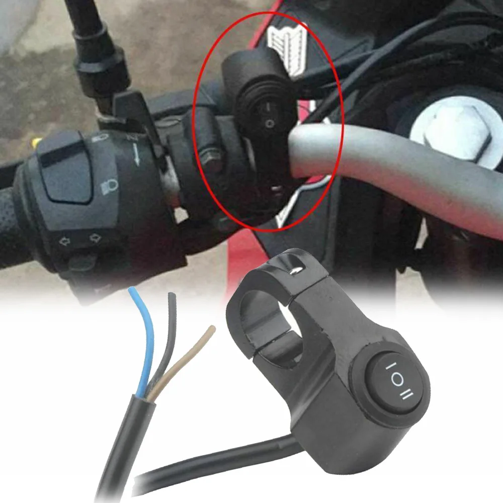 12V мотоциклов 7/" ВКЛ-ВЫКЛ-на головной светильник противотуманный сигнал светильник переключатель защита от обратной полярности, множественное предохранение, безопасность
