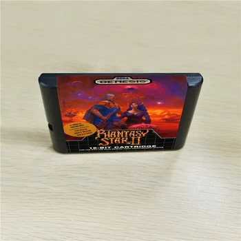 

Phantasy Star II 2 - 16 bit MD Games Cartridge For MegaDrive Genesis console Battery Save