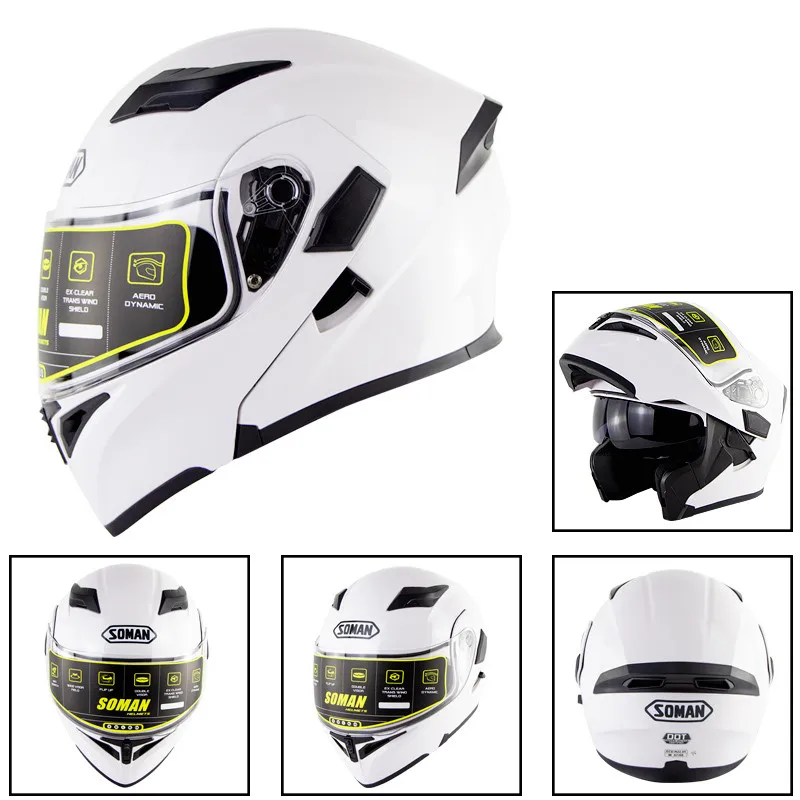 Viseira Capacete Полнолицевая емкость с двойным козырьком для руля моторного велосипеда Casco Patinete Capacetes мотоциклетный шлем