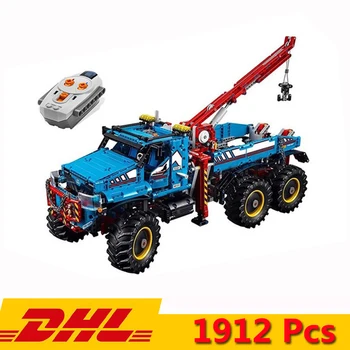 

Technic Series The Ultimate All Terrain 6X6 Remote Control Truck Building Block 20056 90038 1912pcs Bricks Kits Toys