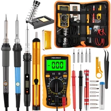 220 V 80 W lcd Электрический паяльник 908 S Регулируемая температура паяльник с качественным паяльником советы и комплекты