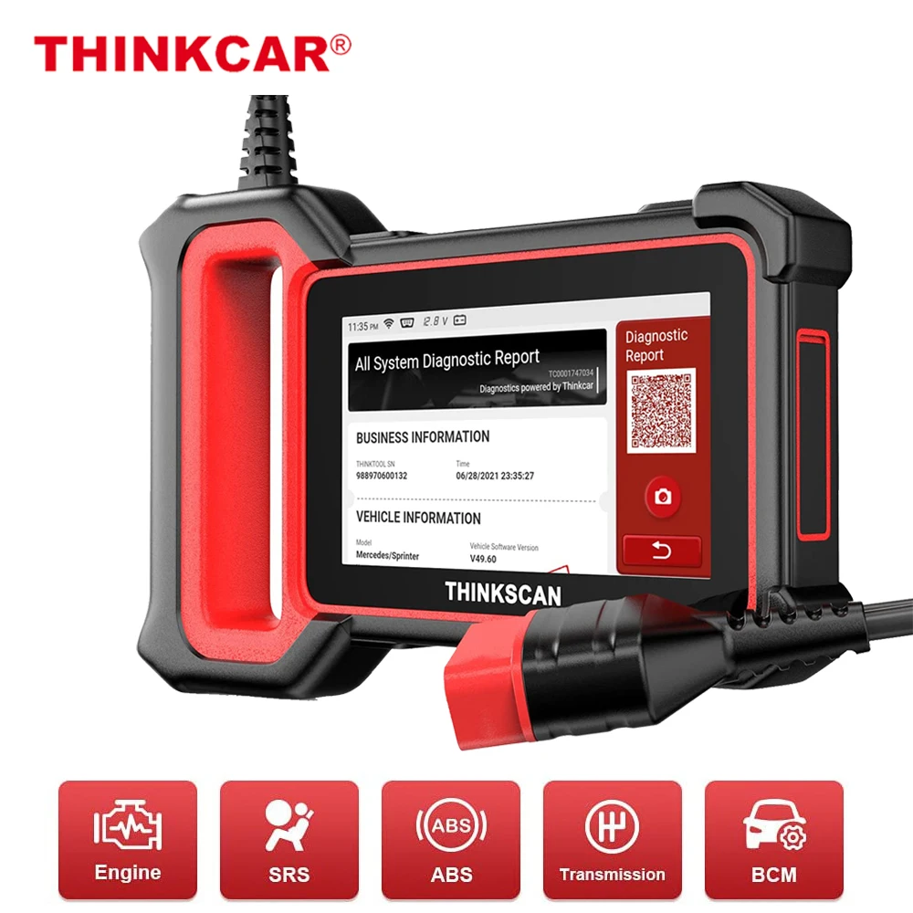 Thinkcar Thinkscan Plus S4 Obd2 Scanner Professional For Car Code Reader Auto Diagnostic Tool