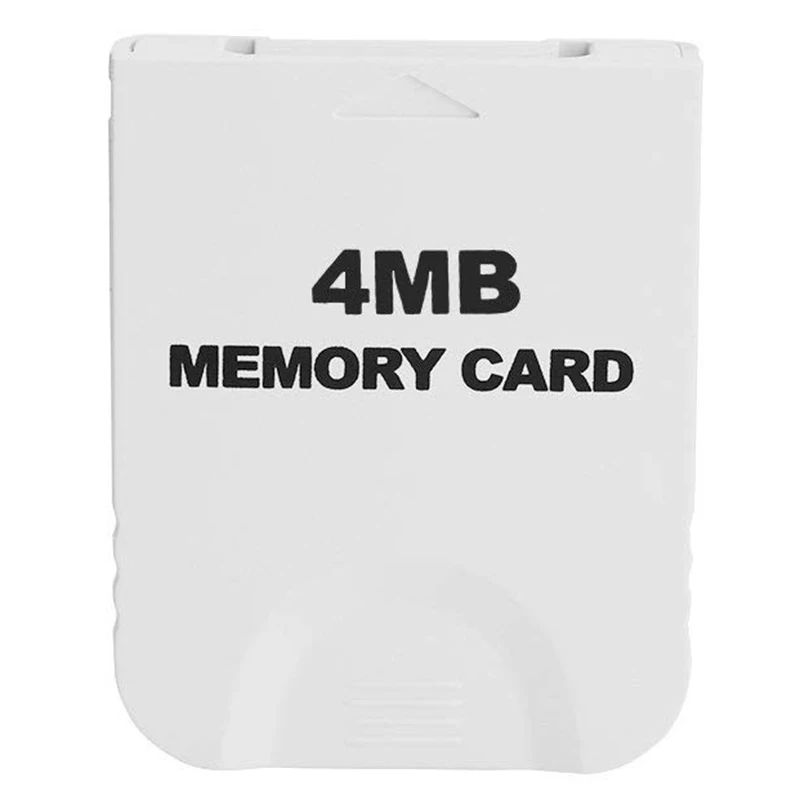 Белая карта памяти 4 Мб, совместимая с консолью wii и Gamecube