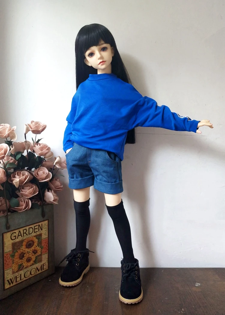 1/6 зеленый BJD ручной работы цветной модный свитер 1/4 куклы одежда сплошной цвет игрушки белые куклы аксессуары 1/3 красный черный SD синий