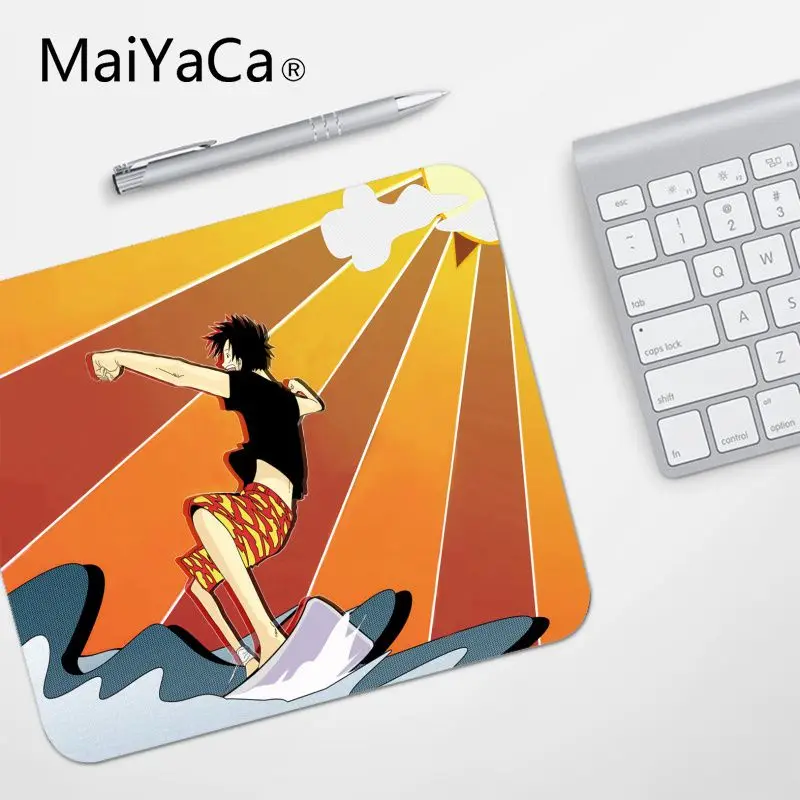 MaiYaCa Высокое качество Сплошной силиконовый коврик для мышки игровой подставка под руку коврик для мыши игровой коврик для мыши - Цвет: No Lock Edge25x29cm