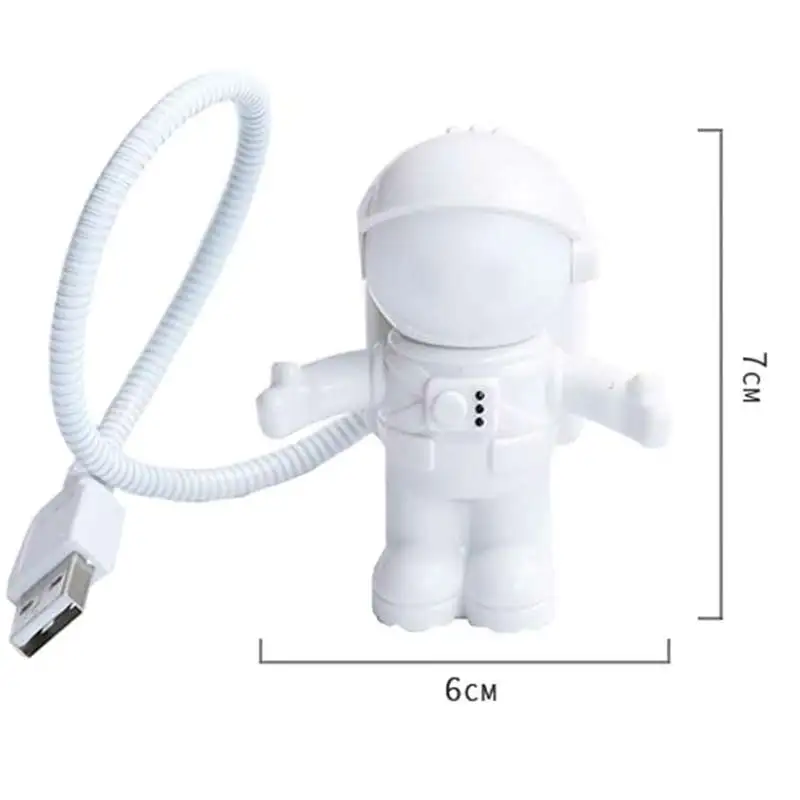 Светодиодная лампа для чтения креативный USB светильник космонавта портативный