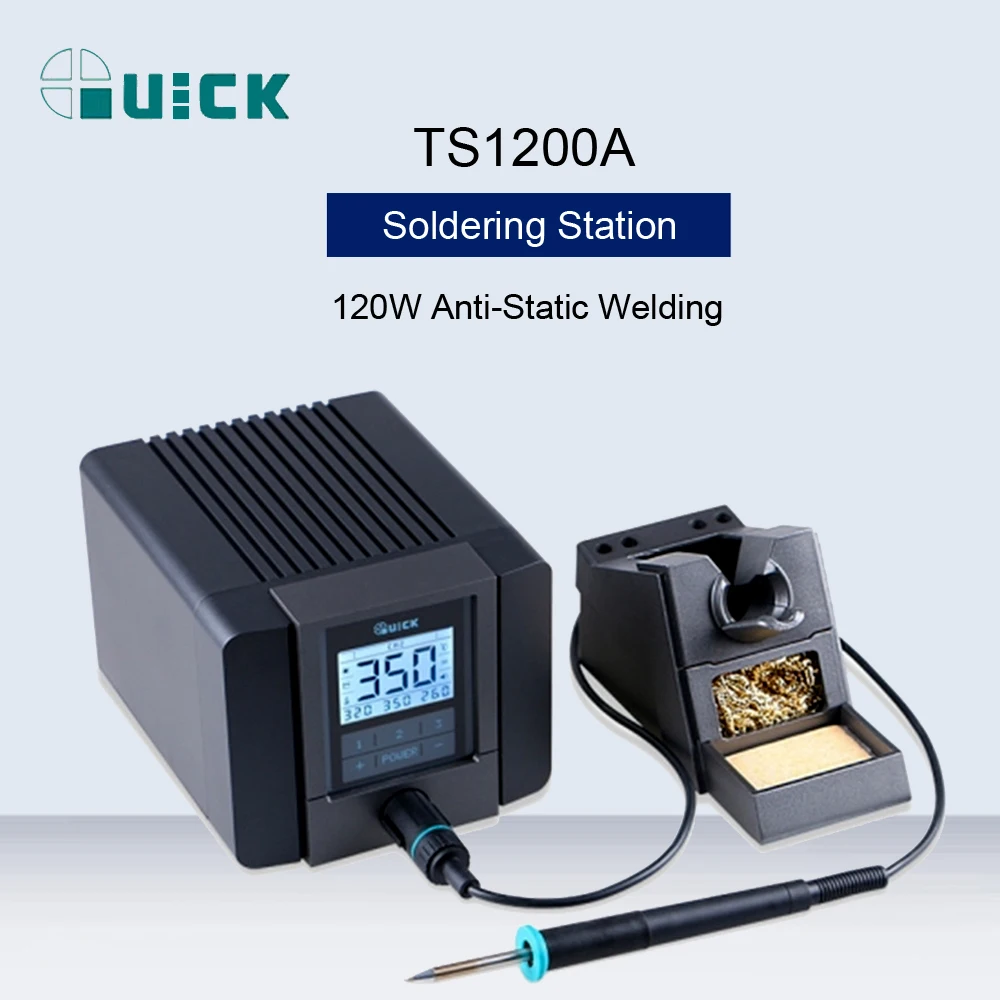 Быстрый TS1200A 120 Вт ESD Бессвинцовая паяльная станция с функцией сна паяльник для телефона материнская плата сварка ремонт