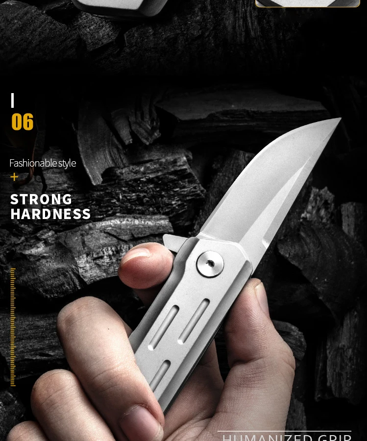 Нож самообороны открытый портативный высокой твердости складной нож Портативный нож