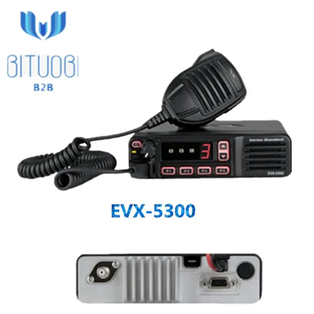403-470MHz EVX-5300 DMR цифровое радио 403-470 МГц 45 Вт транспортное средство Mouted Mobil walkie talkie с 8 каналами - Цвет: 403-470MHz