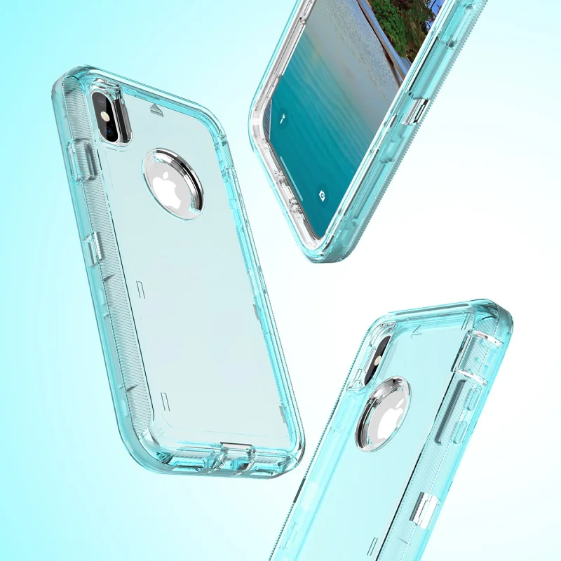 Жесткий прозрачный чехол для iPhone 11 Pro Max чехол для iPhone 6 7 8 Plus X Xs Чехлы для Max XR Heavy Duty чехол PC противоударный прозрачный с украшением в виде кристаллов