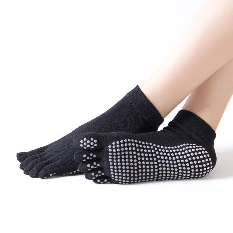 13 Женские хлопковые носки с открытым носком; Профессиональные Нескользящие женские многоцветные носки с пятью пальцами; женские Чулочные изделия с раздельным носком - Цвет: 13